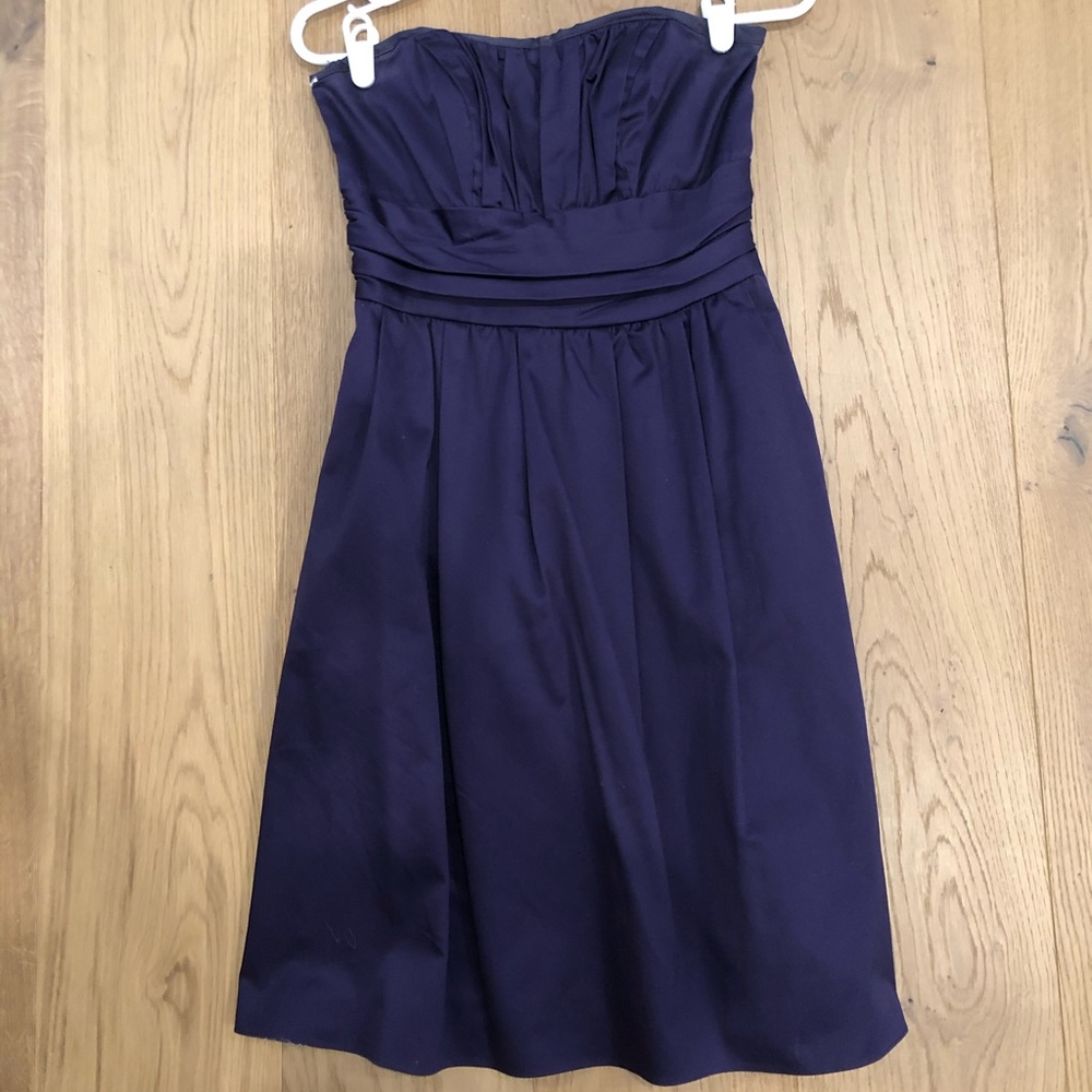 Purple cocktail dress